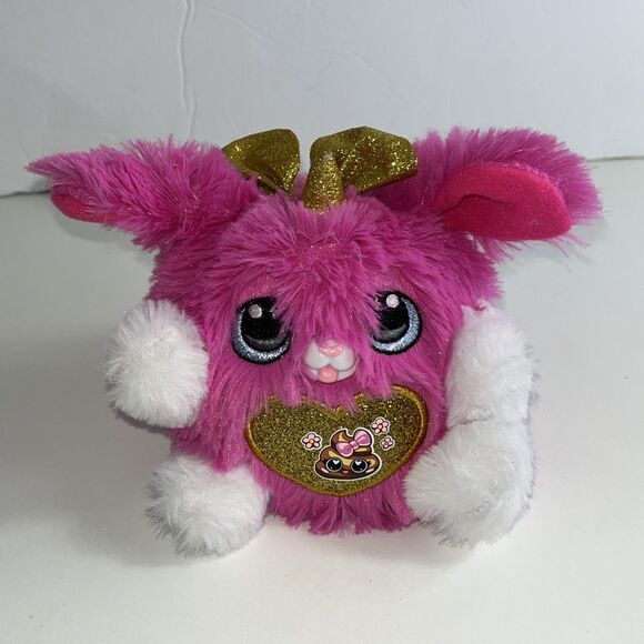 Zuru Rainbocorns Plush Unicorn 5" Tall Sparkle Gold Ears & Horn Stuffed Animal - Picture 1 of 8